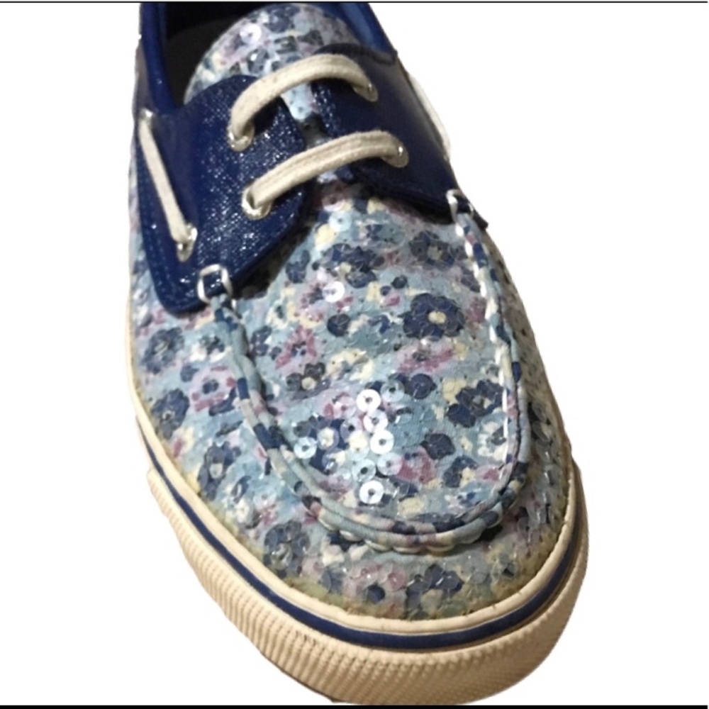 Sperry Sequined Floral Sneakers